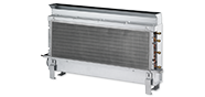 Parapetni indukcioni uređaj, nominalne dužine 600, 900 i 1200 mm, sa vertikalnim izmenjivačem toplote i posudom za kondenzat